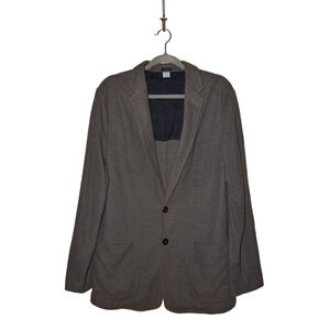 MADE BY CAM NEWTON‎ $195 Knit Two Button Sport Coat Jacket Gray Men's Large